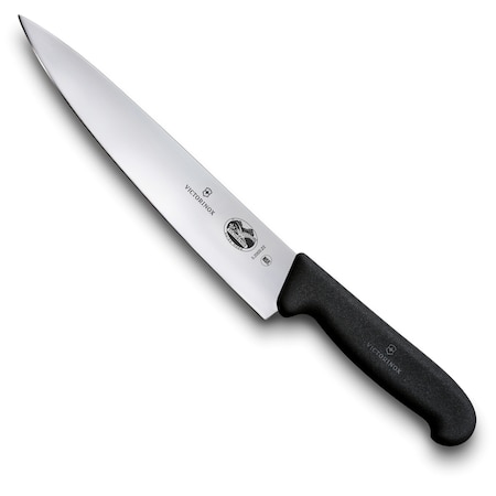 Swiss Army Brands Victorinox 40524 Kitchen Fibrox Pro Black Chef'S - Straight, 9In Blade, 10.5In Width At Handle VIC-5.2003.22